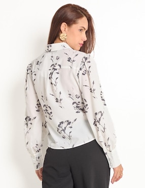 Blusa manga larga para mujer