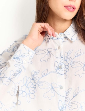 Blusa manga larga para mujer