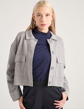 Saco casual Contempo para mujer