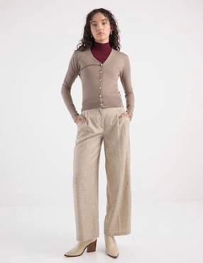 Suéter Contempo cuello V para mujer