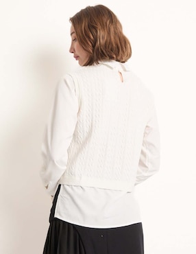 Suéter Contempo cuello redondo para mujer