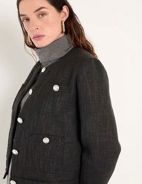 Saco casual Contempo para mujer