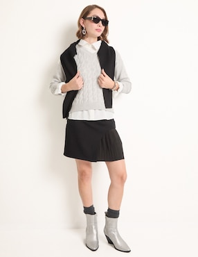 Suéter Contempo cuello V para mujer