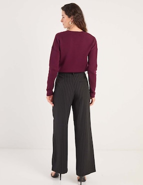 Pantalón de vestir Contempo Straight para mujer
