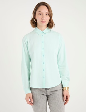 Blusa manga larga para mujer