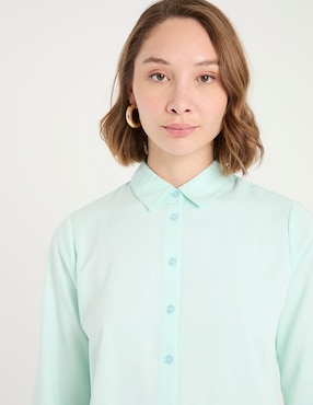 Blusa manga larga para mujer