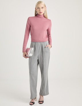 Pantalón de vestir Contempo straight para mujer