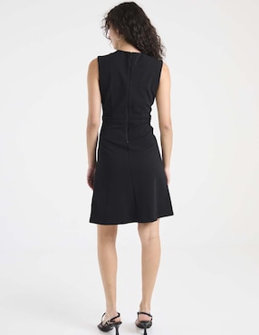 Vestido corto casual Contempo para mujer
