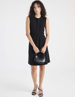 Vestido corto casual Contempo para mujer