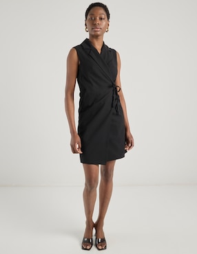 Vestido corto formal Contempo para mujer