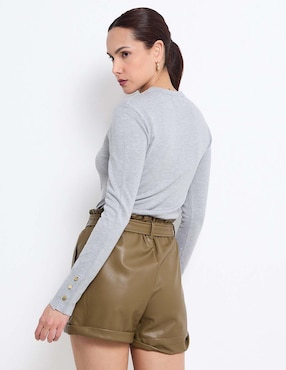 Suéter Contempo cuello redondo para mujer
