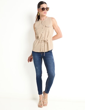 Jeans skinny Contempo para mujer