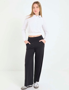 Pantalón relaxed Contempo amplio para mujer