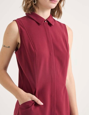 Vestido corto casual Contempo para mujer