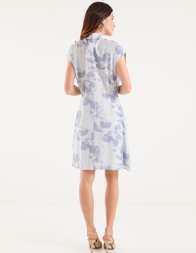 Vestido corto casual Contempo para mujer