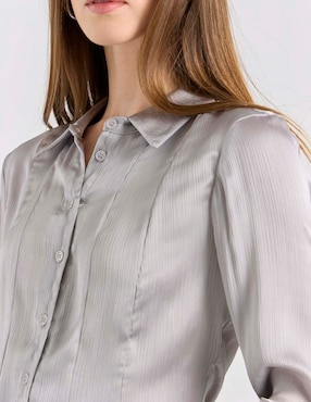 Blusa Contempo manga larga para mujer