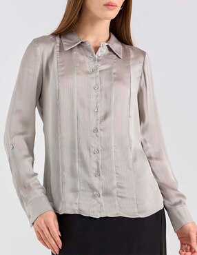 Blusa Contempo manga larga para mujer