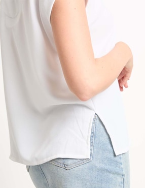 Blusa manga corta para mujer
