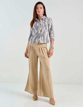 Blusa Contempo manga 3/4 para mujer