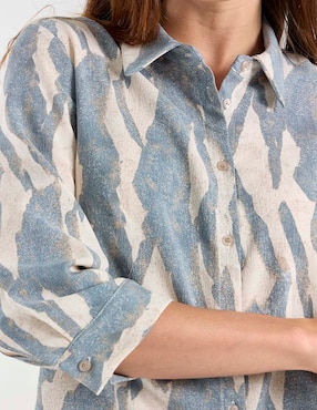 Blusa Contempo manga 3/4 para mujer