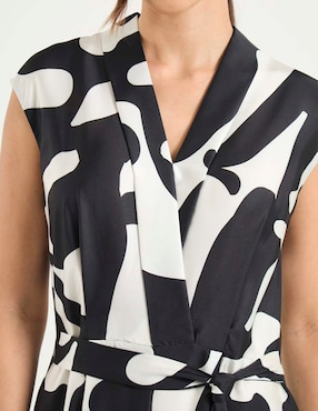 Jumpsuit Contempo casual estampado animal print para mujer