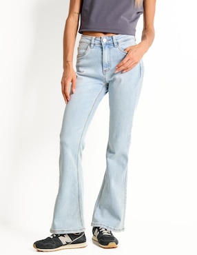 Jeans relaxed boot Contempo para mujer