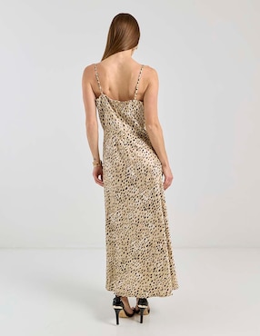 Vestido largo casual Contempo para mujer