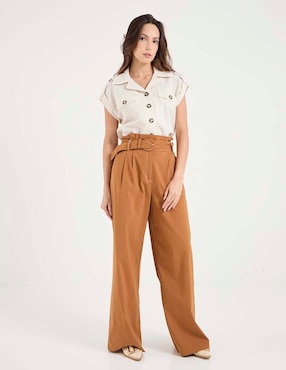 Blusa Contempo manga corta para mujer