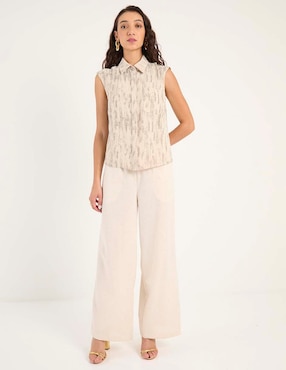 Pantalón easy pant wide leg para mujer