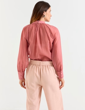 Blusa Contempo manga larga para mujer