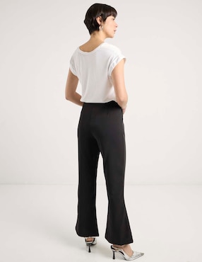 Pantalón acampanado Contempo amplio para mujer