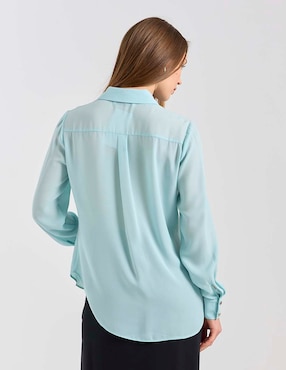 Blusa Contempo manga larga para mujer