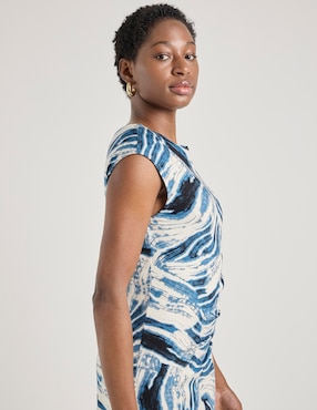 Vestido midi formal Contempo para mujer