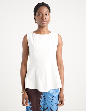 Top Contempo cuello redondo
