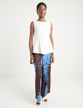 Top Contempo cuello redondo