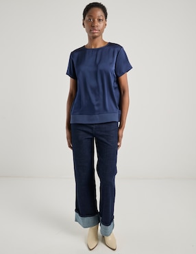 Blusa Contempo manga corta para mujer