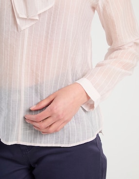 Blusa Contempo manga larga para mujer
