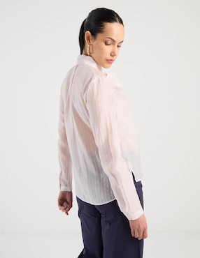 Blusa Contempo manga larga para mujer