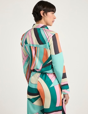 Blusa Contempo manga larga para mujer