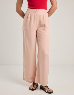 Pantalón relaxed Contempo palazzo para mujer