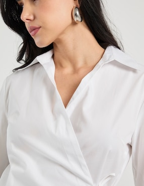 Blusa Contempo manga larga para mujer
