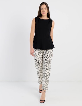 Top Contempo cuello redondo