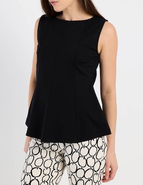 Top Contempo cuello redondo
