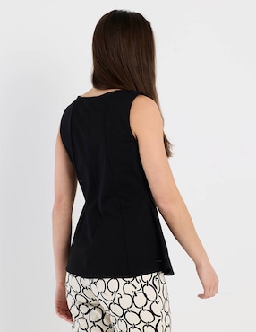 Top Contempo cuello redondo