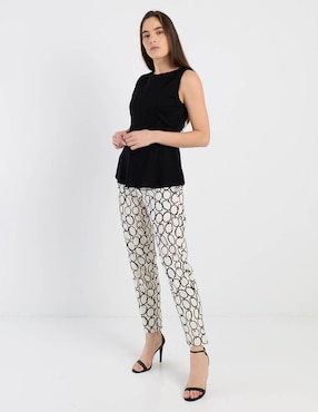Pantalón Contempo straight para mujer