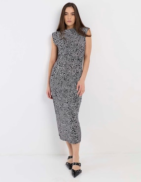 Vestido crop formal Contempo para mujer