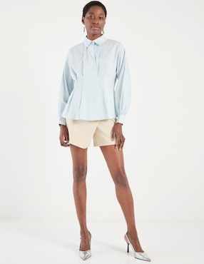 Blusa Contempo manga larga para mujer