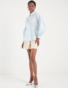Blusa Contempo manga larga para mujer