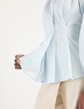 Blusa Contempo manga larga para mujer
