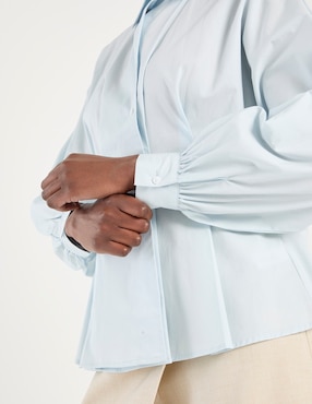 Blusa Contempo manga larga para mujer